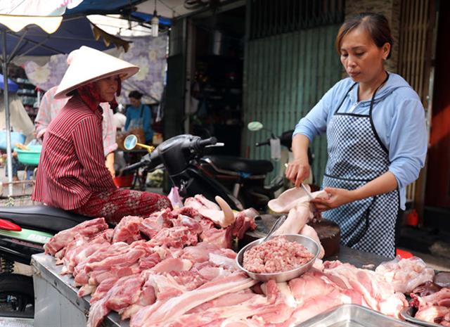 Thị trường thịt lợn giảm mạnh