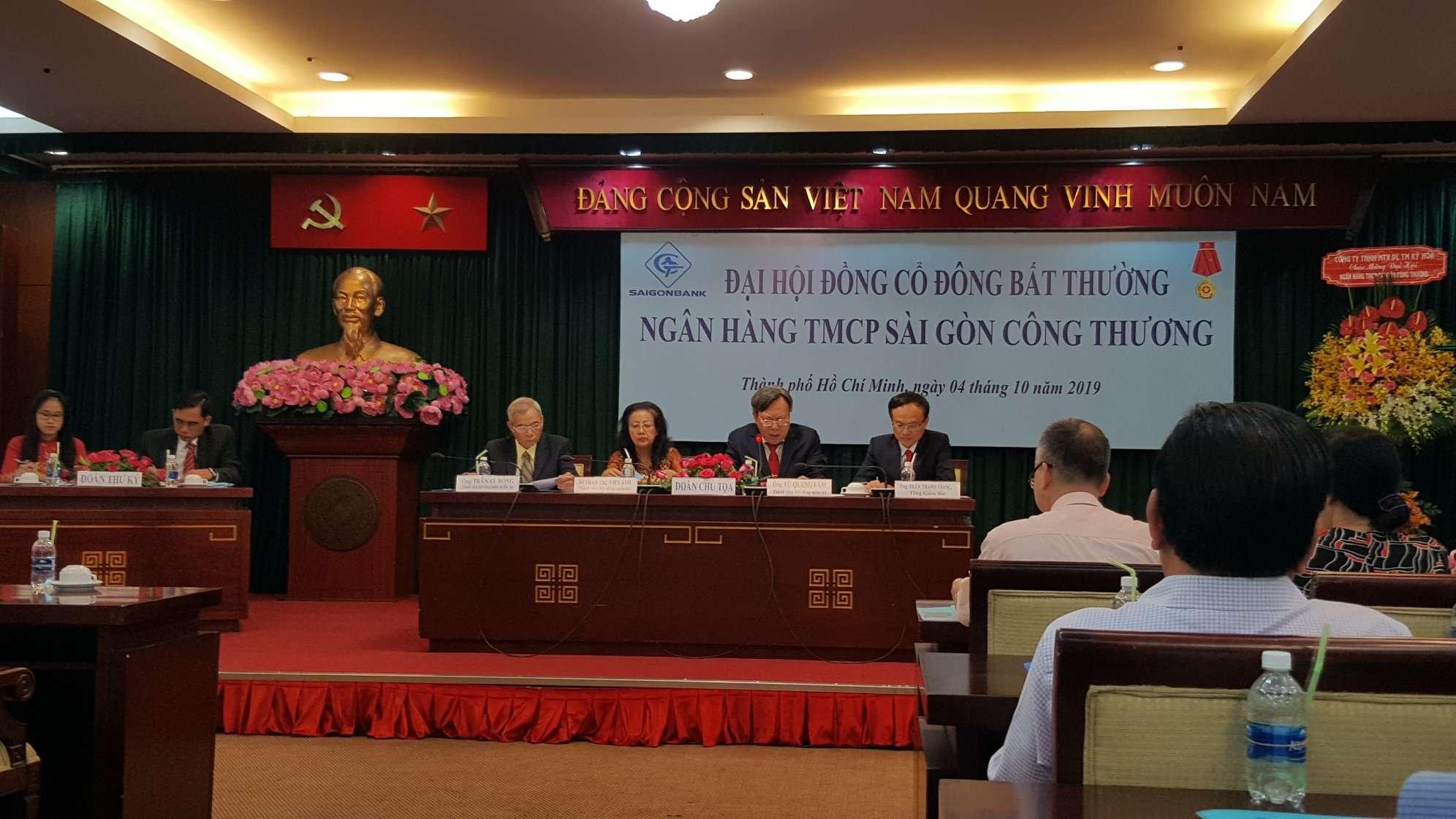 ĐHĐCĐ bất thường 2019: Ông Vũ Quang Lãm giữ chức Chủ tịch HĐQT Saigonbank