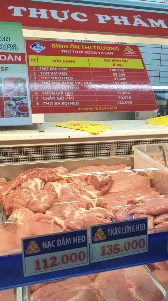 Nhiều siêu thị, công ty than lỗ vì không tăng giá bán thịt heo - Ảnh 2.