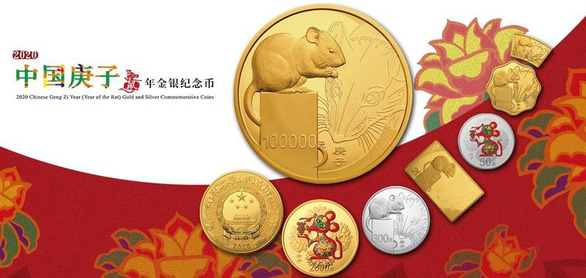 Đồng tiền kỷ niệm năm Tý bằng vàng nặng đến 10kg - Ảnh 1.