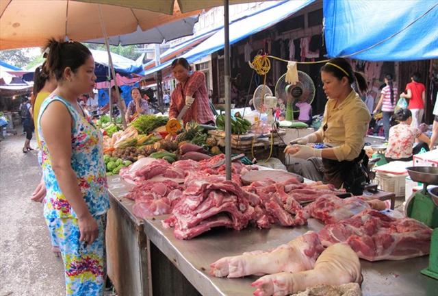 Giá thịt lợn đang giảm dần trước Tết Nguyên đán