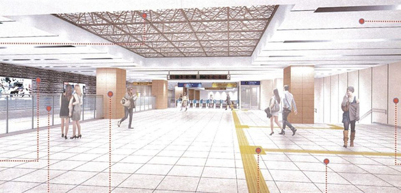 Metro số 1 Bến Thành - Suối Tiên sắp hoàn thiện ga Nhà hát TP - Ảnh 2.