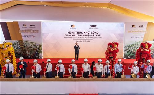 1,800 hectare Viet Phat Industrial Park and urban area started in Long An province
