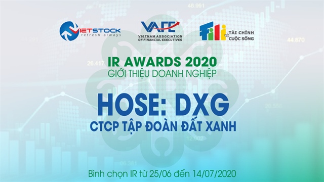IR AWARDS 2020: CTCP Tập đoàn Đất Xanh (HOSE: DXG)