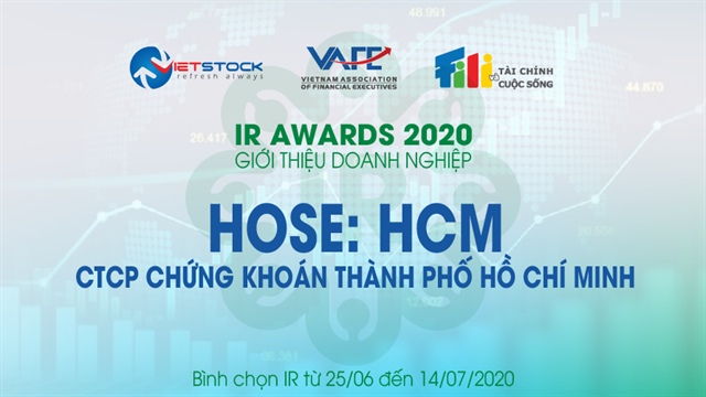 IR AWARDS 2020: CTCP Chứng khoán Thành phố Hồ Chí Minh (HOSE: HCM)