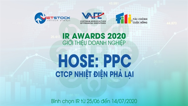 IR AWARDS 2020: CTCP Nhiệt điện Phả Lại (HOSE: PPC)