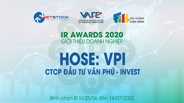 IR AWARDS 2020: CTCP Đầu tư Văn Phú - INVEST (HOSE: VPI)
