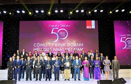 Novaland awarded in the list of “Vietnam’s 50 best performing firms 2019”