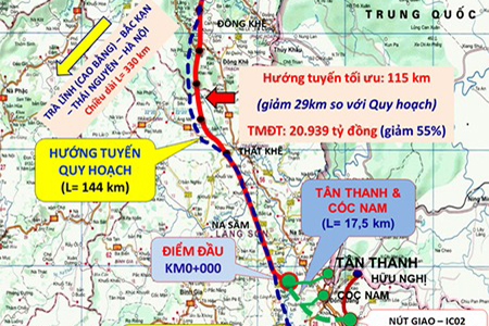 Gần 21.000 tỷ đồng đầu tư cao tốc Lạng Sơn - Cao Bằng