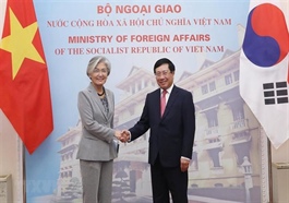 S.Korea looks to boost cooperation with Vietnam: S.Korean Foreign Minister