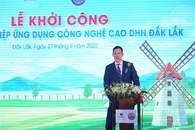 Construction of $66 million hi-tech agricultural complex kicked off in Dak Lak