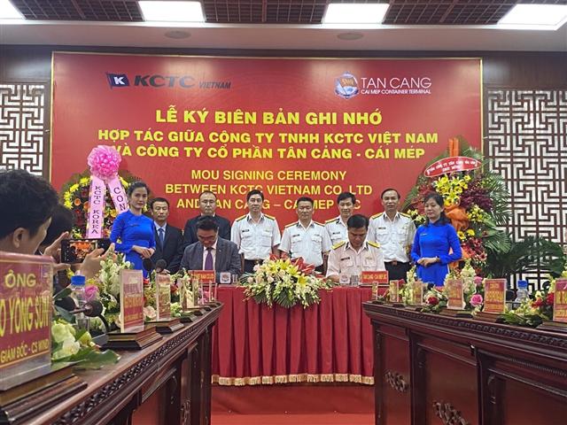 South Korea's KCTC Vietnam Ltd. ties up with Tan Cang Cai Mep JSC