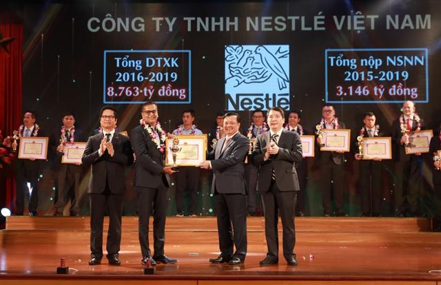 Nestlé Vietnam honoured among Vietnam's top 30 taxpayers