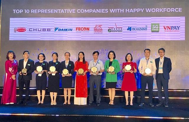Generali Vietnam listed among Top 10 Representative Companies with Happy Workforce