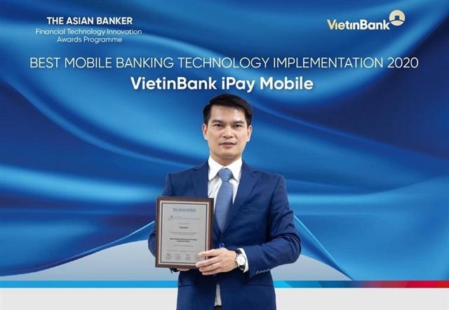 VietinBank iPay Mobile receives Best Mobile Banking Technology Implementation award