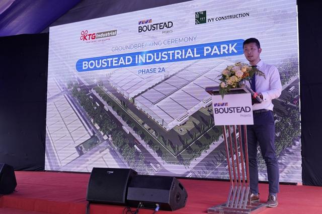 Groundbreaking ceremony for Boustead IP phase 2A managed by Boustead & KTG Industrial