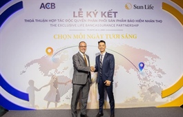 Asia Commercial Joint Stock Bank and Sun Life Vietnam announce a 15-year exclusive bancassurance partnership in Vietnam