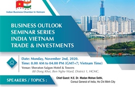 Business outlook seminar promotes post-pandemic India-Vietnam ties