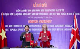 Vietnam – UK end negotiation for trade deal