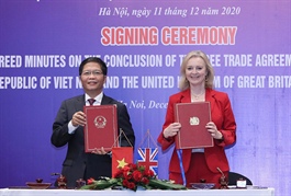 Vietnam, UK conclude bilateral trade pact negotiations