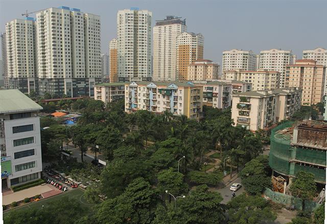 越房吧-越南投资,越南私募基金,河内的都会化率很高。照片：范洪/金泰多西在据河内市政府统计，2018年，河内开发了超过315000平方米（平方,越南证券,越南美女,(1)
