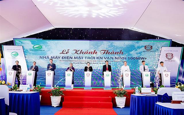 $87 million solar power plant inaugurated in Khanh Hoa