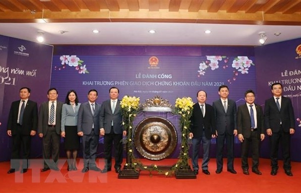 First trading session of Vietnamese stock market in 2021 opens