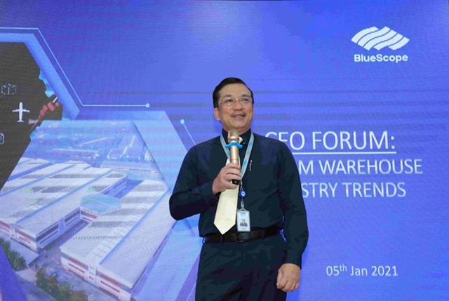 NS BlueScope Vietnam supports logistics enterprises through CEO forum