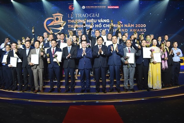 Thirty businesses win HCM City Golden Brand Award