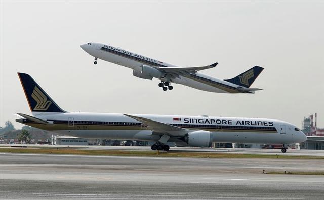 Singapore Airlines hoãn chi 3 tỷ USD cho Boeing, Airbus