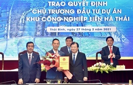 Deputy PM asks Thai Binh to facilitate Lien Ha Thai IP development