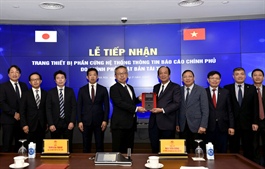 Japan provides Vietnam with e-government equipment