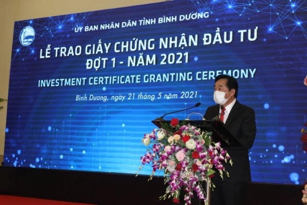 Binh Duong licenses five foreign-invested projects of $1 billion