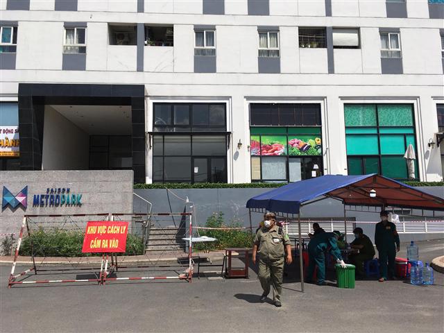 Phong tỏa chung cư Sài Gòn Metro Park tại TP.Thủ Đức liên quan ca nghi nhiễm Covid-19