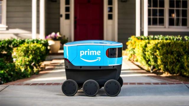 Amazon thử nghiệm robot giao hàng