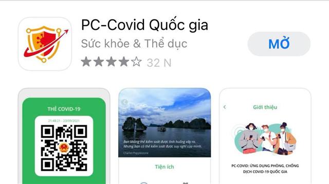 Ứng dụng chống dịch duy nhất PC-Covid đã có thể tải từ App Store và Google Play