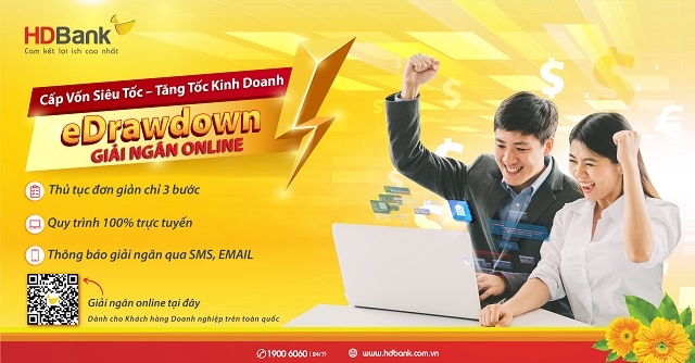 Giải ngân 100% online, tiền về ngay tài khoản doanh nghiệp tại HDBank | Vietstock