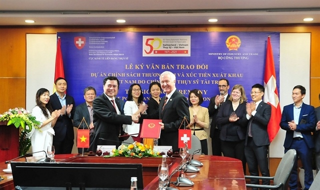 Switzerland, Vietnam implement trade, export promotion project