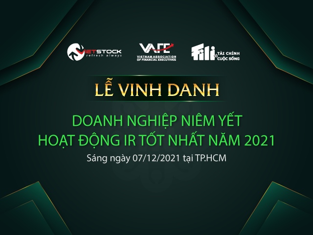 Read more about the article Lễ vinh danh IR Awards 2021: Nơi tôn vinh những doanh nghiệp niêm yết có hoạt động IR hàng đầu Việt Nam