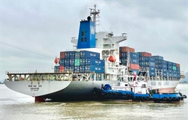 Hai Phong container terminal welcomes first ship of 2022