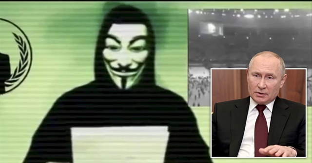 Anonymous tấn công website Bộ Quốc phòng Nga ảnh 1