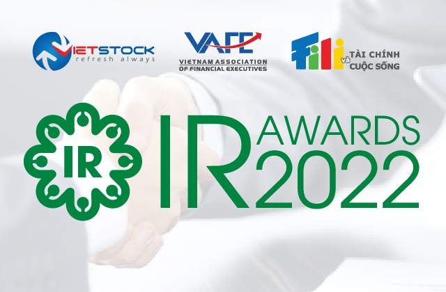 IR AWARDS 2022: Mời các Định chế tài chính tham gia Hội đồng bình chọn