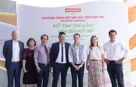 Andros Asia promotes partnership with farmers and fruit suppliers in Tien Giang Province