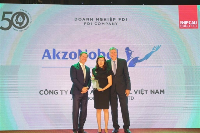 AkzoNobel Vietnam honored in TOP50 Corporate Sustainability Awards 2022