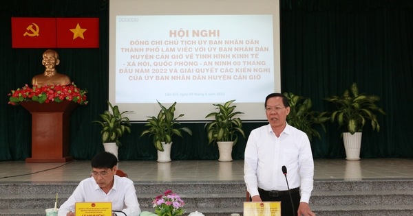 Chủ tịch UBND TP HCM Phan Văn Mãi: Sốt ruột có thể phá nát Cần Giờ - Ảnh 2.