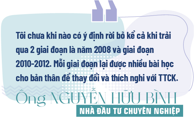 Nhà đầu tư chuyên nghiệp Nguyễn Hữu Bình: "Tôi chưa từng có ý định rời bỏ thị trường"
