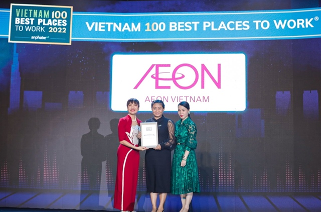 Aeon Vietnam continues to rank up in the top 100 best places to work