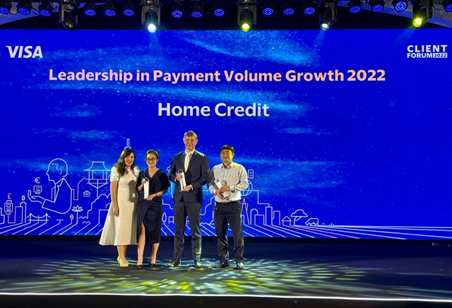 Home Credit receives the Visa Award for the third year in a row