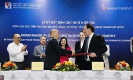 Vietrade and Messe Frankfurk cooperate to promote trade activities