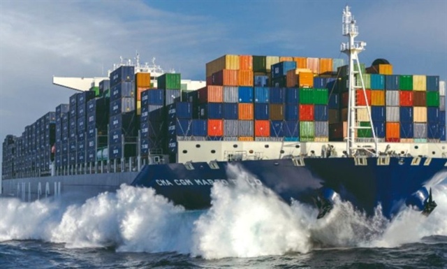Giá cước vận chuyển container từ châu Á sang Mỹ bật tăng
